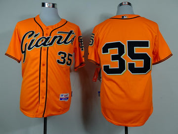 Brandon Crawford San Francisco Giants orange jersey