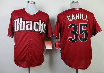 Trevor Cahill Arizona Diamondbacks red jersey