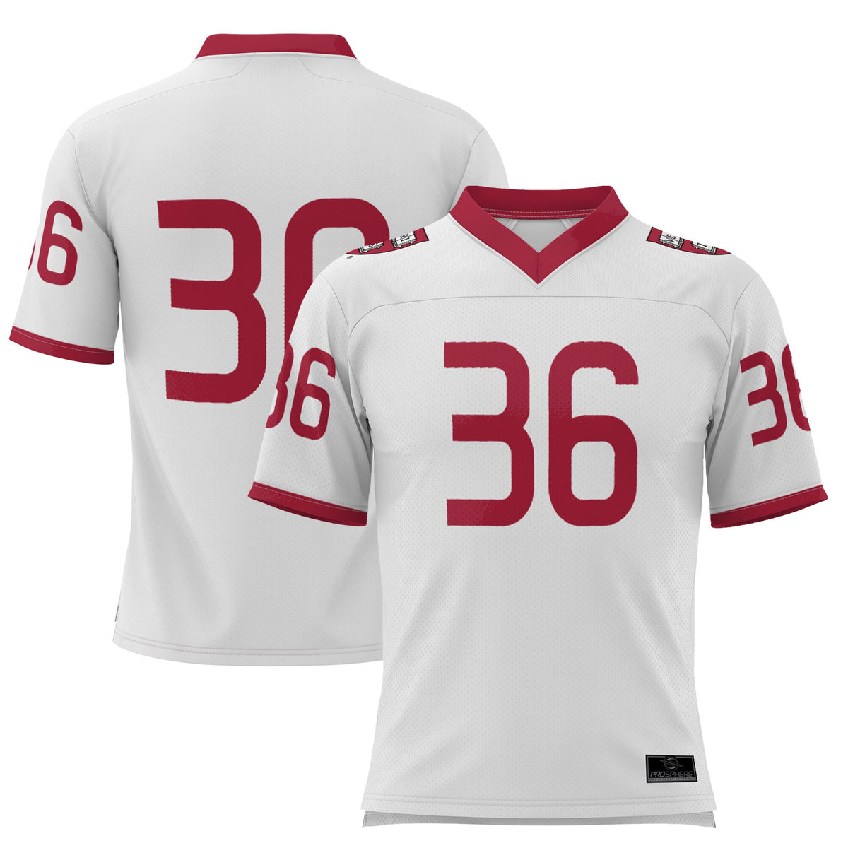 Harvard Crimson white jersey