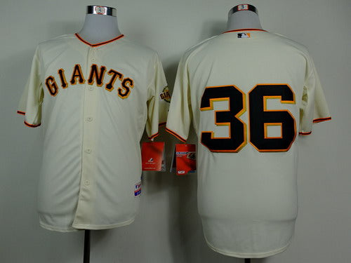 Gaylord Perry San Francisco Giants cream jersey