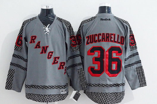 Mats Zuccarello New York Rangers charcoal jersey