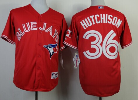 Drew Hutchison Toronto Blue Jays red jersey