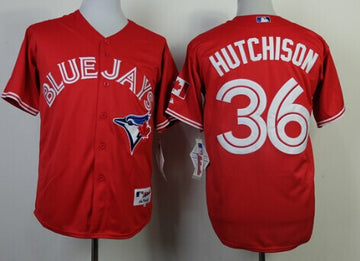 Drew Hutchison Toronto Blue Jays red jersey