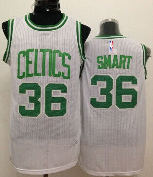 Marcus Smart Boston Celtics white jersey
