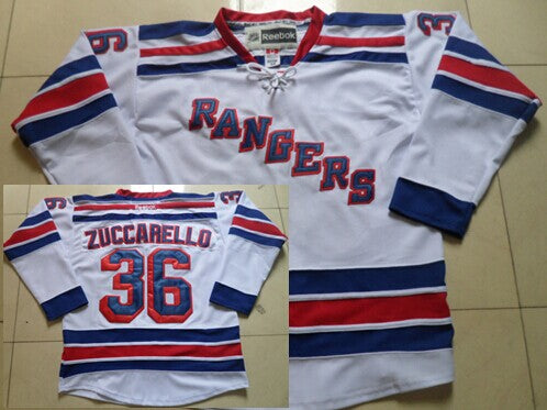 Mats Zuccarello New York Rangers white jersey