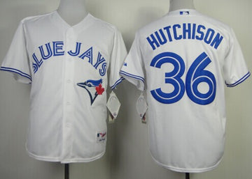 Drew Hutchison Toronto Blue Jays white jersey