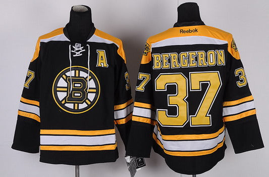 Patrice Bergeron Boston Bruins black jersey