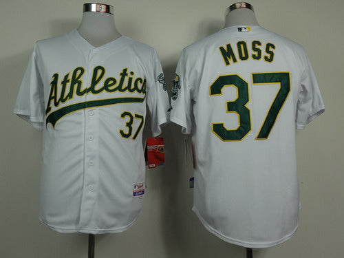 Brandon Moss Oakland Athletics white jersey