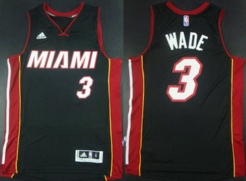 Dwyane Wade Revolution Miami Heat black jersey