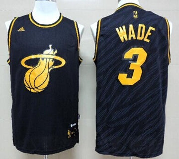 Dwyane Wade Revolution Miami Heat black jersey