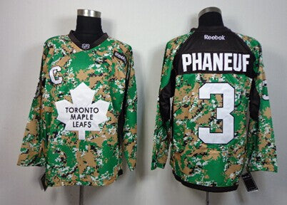 Dion Phaneuf Toronto Maple Leafs camo Camo jersey