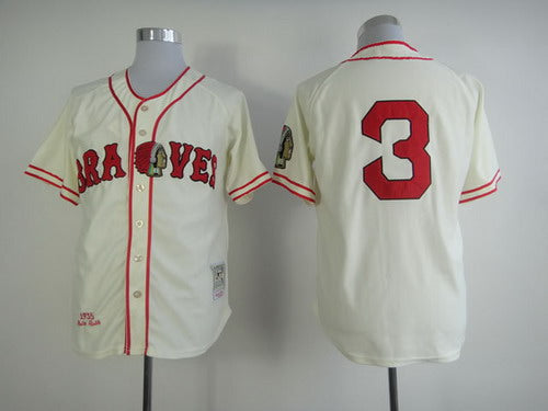 Babe Ruth Atlanta Braves cream Throwback jersey