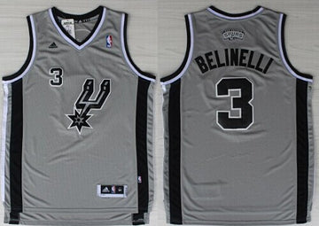 Marco Belinelli Revolution San Antonio Spurs gray jersey