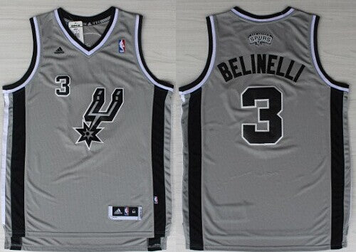 Marco Belinelli Revolution San Antonio Spurs gray jersey