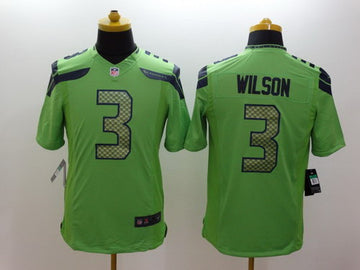 Nike Russell Wilson Seattle Seahawks green Limited jersey