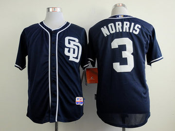 Derek Norris San Diego Padres navy jersey