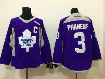 Dion Phaneuf Toronto Maple Leafs purple jersey
