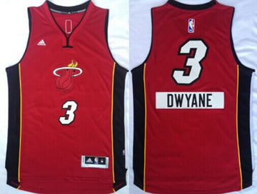 Dwyane Wade Revolution Miami Heat red jersey