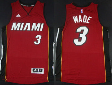 Dwyane Wade Revolution Miami Heat red jersey