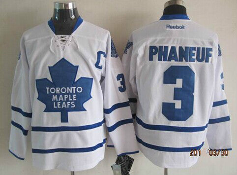 Dion Phaneuf Toronto Maple Leafs white jersey