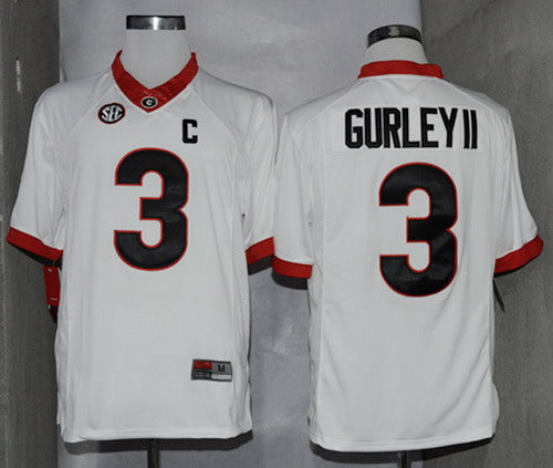 Todd Gurley II Georgia Bulldogs white Limited jersey