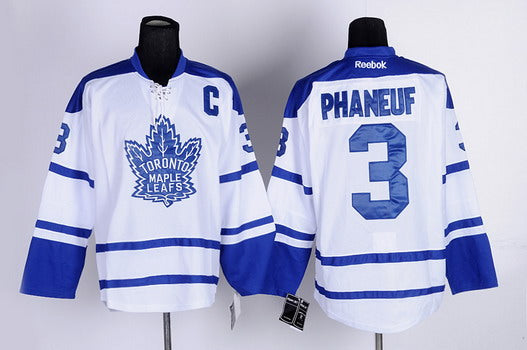 Dion Phaneuf Toronto Maple Leafs white Third jersey