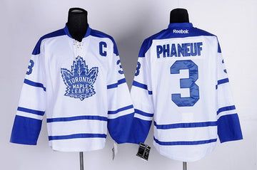 Dion Phaneuf Toronto Maple Leafs white Third jersey