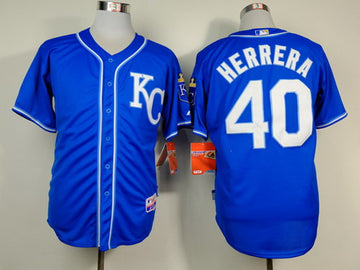 Kelvin Herrera Kansas City Royals blue jersey