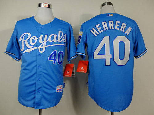 Kelvin Herrera Kansas City Royals blue jersey
