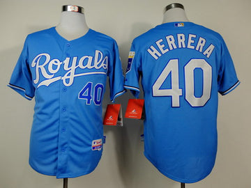 Kelvin Herrera Kansas City Royals blue jersey