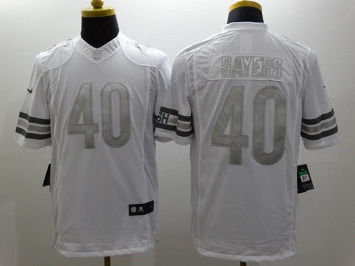 Nike Gale Sayers Chicago Bears platinum Limited jersey