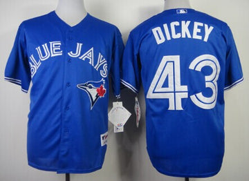 R.A. Dickey Toronto Blue Jays blue jersey