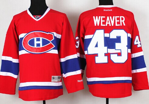 Mike Weaver Montreal Canadiens red jersey