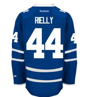 Morgan Rielly Toronto Maple Leafs blue jersey
