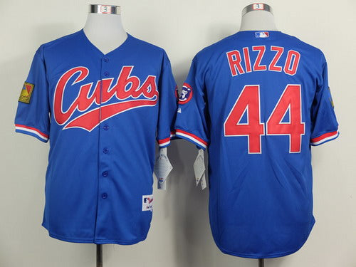 Anthony Rizzo Chicago Cubs blue jersey