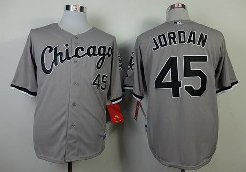 Michael Jordan Chicago White Sox gray jersey