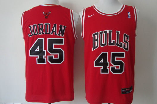Michael Jordan Revolution Chicago Bulls red jersey