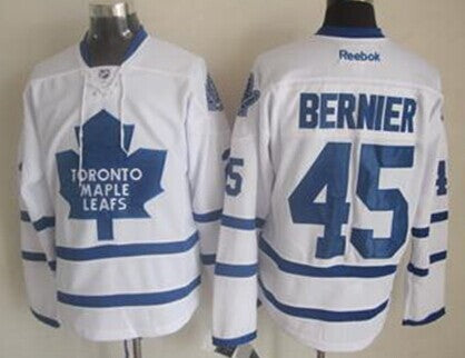 Jonathan Bernier Toronto Maple Leafs white jersey