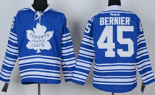 Jonathan Bernier Toronto Maple Leafs blue Winter Classic jersey