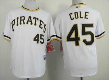 Gerrit Cole Pittsburgh Pirates white jersey
