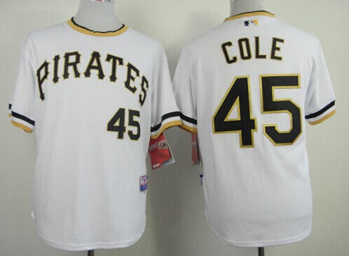 Gerrit Cole Pittsburgh Pirates white jersey