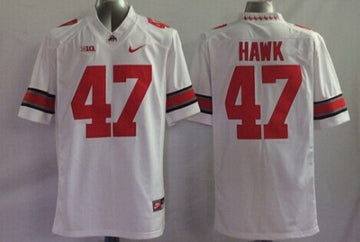 A. J. Hawk Ohio State Buckeyes white Limited jersey