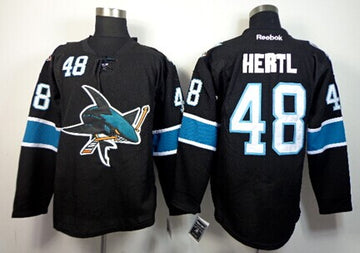 Tomas Hertl San Jose Sharks black Third jersey