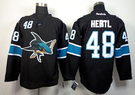Tomas Hertl San Jose Sharks black Third jersey