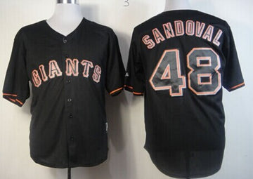 Pablo Sandoval San Francisco Giants black Fashion jersey
