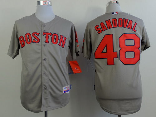 Pablo Sandoval Boston Red Sox gray jersey
