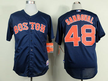 Pablo Sandoval Boston Red Sox navy jersey