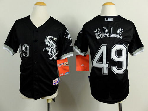 Chris Sale Chicago White Sox black jersey