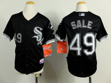 Chris Sale Chicago White Sox black jersey