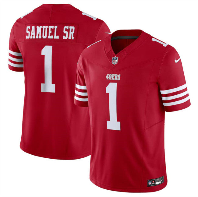 Deebo Samuel Sr San Francisco 49ers red Color Rush jersey